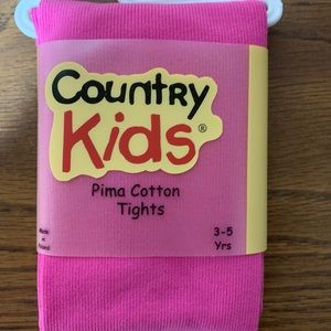 Girls Cotton Tights - 3-5yrs